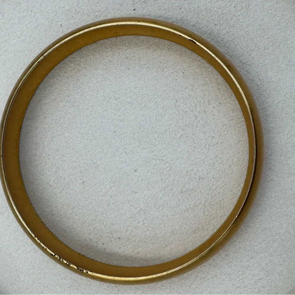 Vintage Gold Tone Bangle Set Nugget Twist Rope &‎ Wide Satin Cuff
